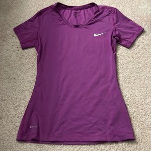 Nike purple athletic shirt